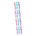 FOMIYES 12 Pcs Silicone Beauty Ruler Eyeshadow Aids Eyeliner Stencils Blue Eyeliner Pencil Mascara Applicator Tool Mascara Shield Guard Eyeliner Aid Lash Tool Lipstick Cosmetic