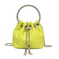 AQQWWER Handbags For Women Mini Diamonds Bucket New Tote Bag Luxury Designer Handbag Bags For Women Wholesale Crossbody Bag Handbags (Color : Green, Size : (15x10x15) cm)