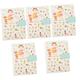 NUOBESTY 5pcs Planner Hourly Schedules Journal Notepad Daily Journal for Women Plan Recording Notepad Weekly Lab Notebook Chemistry Schedule Notepad Paper Work Full Color Pages Girl