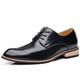 AQQWWER Mens Dress Shoes Men Shoes Pointed Toe Men Dress Shoes Businee Shoes Men Office Shoes Formal Male Footwear Working Shoes (Color : Schwarz, Size : 6.5)