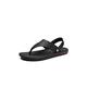 AQQWWER Sandals Men Summer Sandals Men Sandals Men Fashion Slippers Men Sandals Men Outdoor Beach Shoes Men (Color : Schwarz, Size : 10)