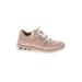 Salvatore Ferragamo Sneakers: Pink Print Shoes - Women's Size 8 - Round Toe