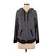 Calvin Klein Performance Zip Up Hoodie: Gray Tops - Women's Size X-Small