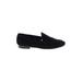 Banana Republic Flats: Slip On Chunky Heel Casual Black Solid Shoes - Women's Size 7 - Almond Toe