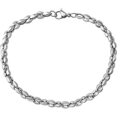 Armband FIRETTI "Schmuck Geschenk Armschmuck Armkette" Gr. 23, silber (edelstahlfarben), Armbänder, 23, Edelstahl Image
