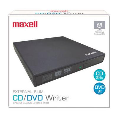 Maxell External Slim CD/DVD Writer 199695