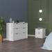 Bennett 2 Piece Bedroom Set,Nightstand + Dresser，for Bathroom,Living Room,Bedroom