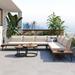 Merax 6-Piece Outdoor Sectional Sofa Set