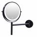 3 Colors LED Lighted, Wall Mounted Makeup Mirror, Double Sided HD Magnifying, Swivel with Extension Arm, Bathroom Vanity Mirror