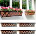 LaLaGreen Wall Planter, 4 Pack, 30 Inch Large Railing Planter Box for Outdoor Plants with Coco Liner