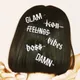 Heißer Modische Worte Haarspangen "GLAM Icon GEFÜHLE Vibes Boss VERDAMMT" Haar Clips Haar Pins