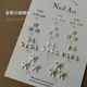 10 stücke Metall Silber/Gold Schmetterling Bogen 3d Nail Art Dekorationen Band Akzente Mini Kragen
