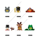 Single Cartoon Movie anime rabbit Action Figures Building Blocks children KM66045 KM66046 KM66047