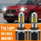 2pcs h1 h3 h27 6000 super helle LED Auto Nebels chein werfer h27w Antibes chlag lampe Auto fahren