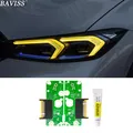 Per BMW serie 3 G20 LCI G21 i3 Euro 2023 + DRL schede LED multicolori luci di marcia diurna rosso