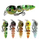 55mm 4 5g Multi Jointed Tadpole Swimbait Angel köder für Hecht Seaperch Bass Wels Pesca in Seen