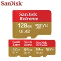 Sandisk Micro SD Card Extreme A2 V30 U3 SDXC Flash 32GB 64GB 128GB 256GB 512GB 1TB MicroSD 4K