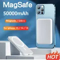 Power Bank Wireless magnetico da 20W 50000mAh USB-C per iPhone Xiaomi Samsung MagSafe batteria
