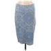 Lularoe Casual Skirt: Blue Bottoms - Women's Size Medium