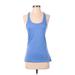 Nike Active Tank Top: Blue Activewear - Women's Size Small