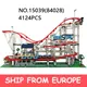 4124Pcs 84028 Constructions Roller Coasters Model Building Blocks Toy Set for Kids Friends Birthday