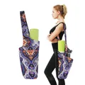 Outdoor Sports Yoga Mat Bag Casual Fashion One-shoulder Crossbody Printed Yoga Backpack Carry Strap