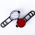 Helm Licht Sitz Rohr Rücklicht USB wiederauf ladbare Fahrrad Sattel tasche LED Lampe Fahrrad Helm