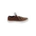 Vans Sneakers: Brown Print Shoes - Women's Size 7 1/2 - Almond Toe