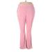 Juicy by Juicy Couture Velour Pants: Pink Activewear - Women's Size 2X