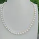Excellent 6-7mm South Sea Real Natural White Pearl Necklace 18in Dainty AAA+ Round 14K Gold Filled
