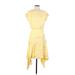 Rebecca Minkoff Casual Dress - High/Low: Yellow Dresses - Women's Size X-Small