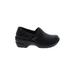 B O C Born Concepts Mule/Clog: Slip On Wedge Casual Black Print Shoes - Women's Size 8 - Round Toe