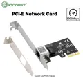 IOCREST Single Port Gigabit Ethernet Realtek Chip PCI Express Lan Controller Card RTL8111H PCIe