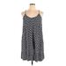 Gap Outlet Casual Dress - Mini Scoop Neck Sleeveless: Blue Dresses - Women's Size X-Large