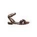 J.Crew Sandals: Brown Leopard Print Shoes - Women's Size 9 1/2 - Open Toe