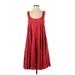 Dolce & Gabbana Casual Dress - A-Line Scoop Neck Sleeveless: Burgundy Solid Dresses - Women's Size Small
