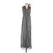 BCBGeneration Cocktail Dress V Neck Sleeveless: Gray Dresses - Women's Size X-Small