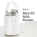 Mini PC NAS Pare-enquêter Intel N100 4x LAN 2x LAN Ethernet i225V 2.5G WiFi 6 Prise en Charge