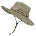 Chapeau d'Extérieur à Large Bord pour Homme Protection UV ander Safari html Randonnée en