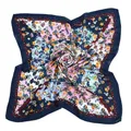 Foulard russe pour femmes Foulard ethnique rétro motif Floral coloré Foulard de tête Bandana