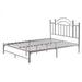 Winston Porter Twin Size Black Metal Platform Bed Frame w/ Arched Headboard Metal in Gray | Wayfair 3CCEE1BB0C134464914D3113EE86CBA0