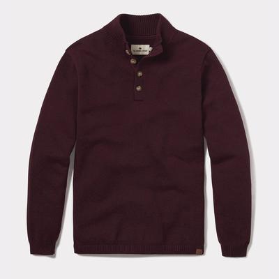The Normal Brand Roll Hem Button Pullover - Red - XL