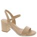 Cole Haan Josie Black Heel Sandal - Womens 7 Tan Sandal Medium