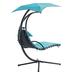 Ivy Bronx Laureat 1 Person Chair Hammock w/ Stand, Polyester | 82.68 H x 53.15 W x 82.68 D in | Wayfair 72B176F1FAE24A019C34419658AE217A