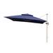 Arlmont & Co. Shelissa 118.11" Cantilever Umbrella w/ Yes Counter Weights Included in Gray | 114.17 H x 118.11 W x 118.11 D in | Wayfair