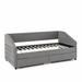 Latitude Run® Twin Size Daybed w/ Two Drawers Trundle Upholstered Tufted Sofa Bed in Gray | Wayfair E0A1FF7095F84385A2C5F92473020260