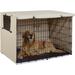 Tucker Murphy Pet™ 48 Inches Dog Crate Cover - Durable Pet Kennel Cover Universal Fit For Wire Dog Crate (Light Tan) | 25"H x 23"W x 36"D | Wayfair