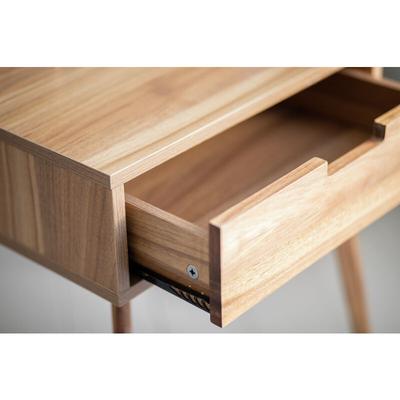 Wenko - Beistelltisch mit Schublade Acina, Aus fsc® zertifiziertem Akazienholz, Braun, Holz braun,