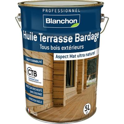 Terrassenöl Fassadenverkleidung Blanchon 5L Naturholz mattes Aussehen Image