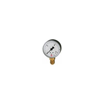 Standardmanometer, Kunststoffgeh., g 1/4 unten, 0-25,0 bar, ø 50 - Riegler Image
